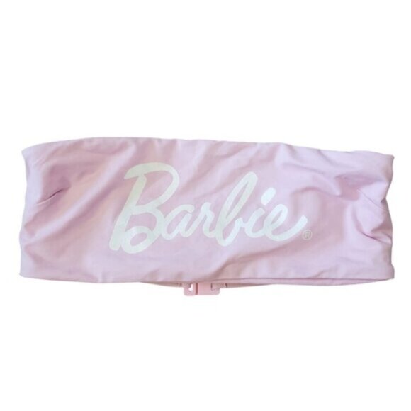 Rare Zara x Barbie Bandeau Swim Top L - Picture 3 of 5